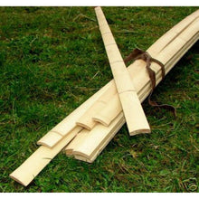 Cargar imagen en el visor de la galería, 63&quot;/160CM long 4.0-5.0cm wide Moso Bamboo Strips for DIY Canoe and rod maker training building
