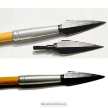 Cargar imagen en el visor de la galería, 8mm Arrow Shaft Aluminum Insert Adapter – Compatible with Standard Screw-in Arrow Tips-NaturalMateriaStudio-NaturalMateriaStudio
