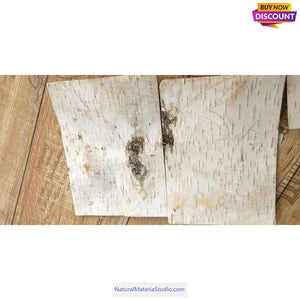 Birch Bark Sheets (11.8"X15.7" and 11.8"X19.6") for Crafting and Home Decor