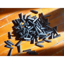 Load image into Gallery viewer, Black rubber blunts 150Gr.(10grams/pc) for archery training or games
