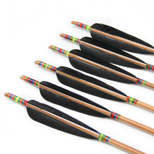 이미지를 갤러리 뷰어에 로드 , Black (turkey)30-35 cm R/L Primary Feathers for Arrow Fletching
