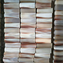 Carica l&#39;immagine nel visualizzatore di Gallery, Bufallo/Yak（africa/tibet Longest 7.0cm natural colourful Square horn scales（cuboids)for pipemakers
