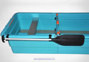 Car-mounted Portable 4-sections Detachable Combination Fishing Boat Length 3.0meters