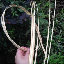 Indlæs billede til gallerivisning Complete size handmade extra longer 3.0-5.0meter of Bamboo Strips/Flats for Weaving Handicrafts
