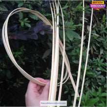Load image into Gallery viewer, Complete size length:195-260cm/77&quot;-102” Bamboo Strips/Flats for Weaving and other handicraft making
