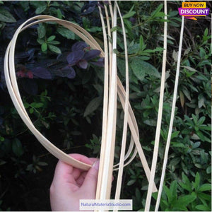 Complete size length:195-260cm/77"-102” Bamboo Strips/Flats for Weaving and other handicraft making