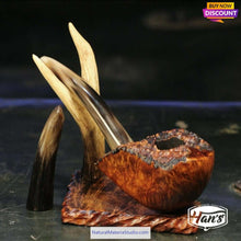Cargar imagen en el visor de la galería, D1.8xL6.0cm Of Square/Roll/Tips of Buffalo and Yak Horn Material for Pipe Makers
