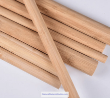 Load image into Gallery viewer, Dia.1.2-2.5cm Length 100-145cm BambooPro™ Solid Bamboo Rods for Ski Poles&amp;Handicrafts &amp; DIY projects Custom Orders welcome
