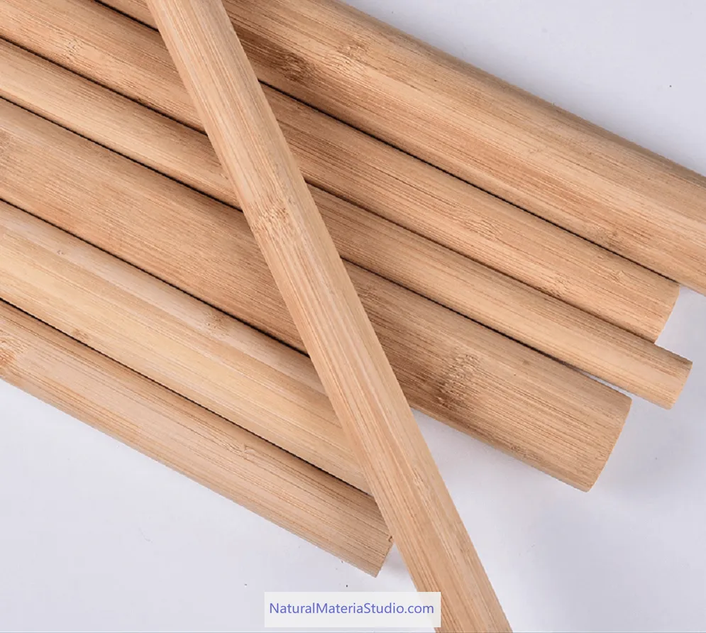 Dia.1.2-2.5cm Length 100-145cm BambooPro™ Solid Bamboo Rods for Ski Poles&Handicrafts & DIY projects Custom Orders welcome