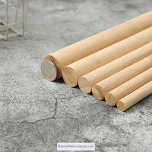 Load image into Gallery viewer, Dia.1.2-2.5cm Length 100-145cm BambooPro™ Solid Bamboo Rods for Ski Poles&amp;Handicrafts &amp; DIY projects Custom Orders welcome
