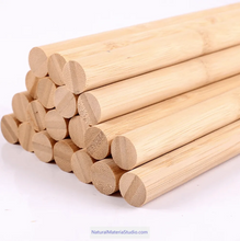 Load image into Gallery viewer, Dia.1.2-2.5cm Length 100-145cm BambooPro™ Solid Bamboo Rods for Ski Poles&amp;Handicrafts &amp; DIY projects Custom Orders welcome
