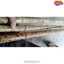 Load image into Gallery viewer, Dia.4-5cm L35-40cm no joints spotted bamboo culm for bamboo fan layer and Customized
