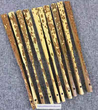 Load image into Gallery viewer, Dia.4-5cm L35-40cm no joints spotted bamboo culm for bamboo fan layer and Customized
