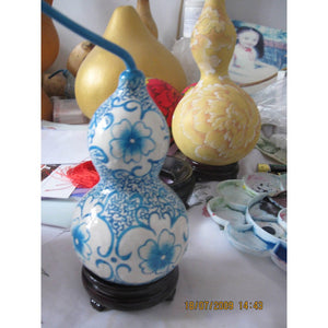 Double Bulbous Medium Bottle Gourds 5.9"-11.8"(15-30CM) High dry & clean Wholesale amounts