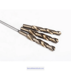 Drill Dia.1.4-2.2cm+ L60-100cm metal connecting rod for removing inner bamboo knots : essential tools for shakuhachi, flutes