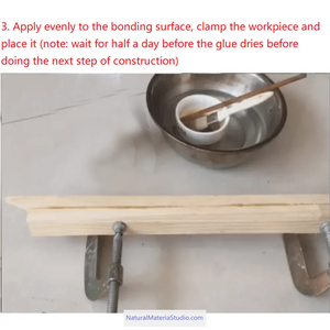 Environmentally friendly cowhide glue for traditional handicrafts