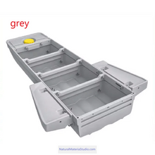 이미지를 갤러리 뷰어에 로드 , Four-section L8.3ft vehicle-mounted stackable portable PE engineering plastic fishing boat（3-4adults）
