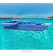 이미지를 갤러리 뷰어에 로드 , Four-section L8.3ft vehicle-mounted stackable portable PE engineering plastic fishing boat（3-4adults）
