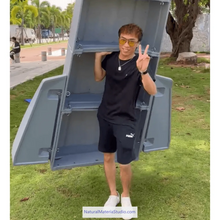 이미지를 갤러리 뷰어에 로드 , Four-section L8.3ft vehicle-mounted stackable portable PE engineering plastic fishing boat（3-4adults）

