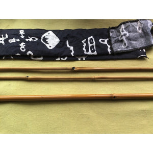 Hand-made Traditional tenkara Bamboo Fishing Rods (2 + 1 Free Tip, Total 3 pcs)
