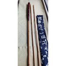 Carica l&#39;immagine nel visualizzatore di Gallery, Hand-made Traditional tenkara Bamboo Fishing Rods (2 + 1 Free Tip, Total 3 pcs)

