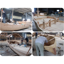 画像をギャラリービューアに読み込む, Handmade L1.5-4.0Meter W0.4-1.0Meter European-style landscape wooden boats and be customized
