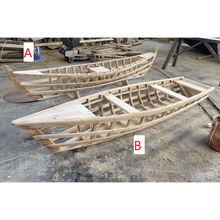 Load image into Gallery viewer, Handmade L1.5-4.0Meter W0.4-1.0Meter European-style landscape wooden boats and be customized
