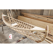 Cargar imagen en el visor de la galería, Handmade L1.5-4.0Meter W0.4-1.0Meter European-style landscape wooden boats and be customized
