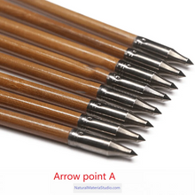 Load image into Gallery viewer, Handmade Varied Spine(30-90#) Tonkin Bamboo Arrows 33“/39.4” for Longbow Recurve Bow Archery Hunting Can be customized
