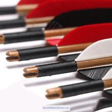 Load image into Gallery viewer, Handmade Varied Spine(30-90#) Tonkin Bamboo Arrows 33“/39.4” for Longbow Recurve Bow Archery Hunting Can be customized
