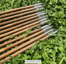 Load image into Gallery viewer, Handmade Varied Spine(30-90#) Tonkin Bamboo Arrows 33“/39.4” for Longbow Recurve Bow Archery Hunting Can be customized
