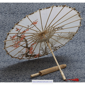 Handmade semi-finished bamboo umbrella skeleton/frames of different sizes(Dia.56cm-100cm) and styles(A&B)Can be customized