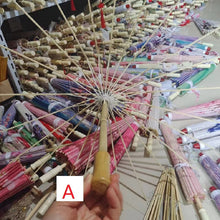 Cargar imagen en el visor de la galería, Handmade semi-finished bamboo umbrella skeleton/frames of different sizes(Dia.56cm-100cm) and styles(A&amp;B)Can be customized
