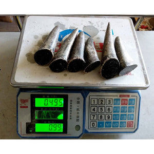 L 15-25cm Dia.3.5-5.0cm Raw Black Water Buffalo Horn Tips for Crafting
