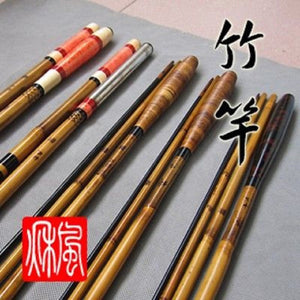 L 2.4-3.0Meter 3 size Traditional 3-Piece tenkara Bamboo Fishing Rod Blanks