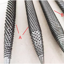 画像をギャラリービューアに読み込む, L100cm metal rods with teeth Dia.0.4-2.0cm for removing inner bamboo knots and polishing: essential tools for shakuhachi, flutes
