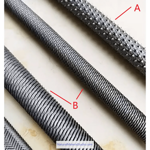 L100cm metal rods with teeth Dia.0.4-2.0cm for removing inner bamboo knots and polishing: essential tools for shakuhachi, flutes