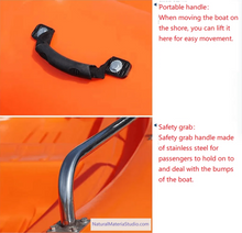 Load image into Gallery viewer, L11-13ft Double-layer Thickened PE Boats for Tourism and Fishing(3-6adults)
