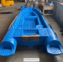 Load image into Gallery viewer, L11-13ft Double-layer Thickened PE Boats for Tourism and Fishing(3-6adults)

