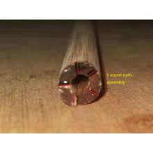 Cargar imagen en el visor de la galería, L36.2&quot;/92cm vaired spine 25-60# Unique Superb Assembling Bamboo arrow shaft only
