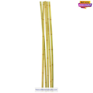 L78.7"/200cm and W4.0-5.0cm wide premium Bamboo Strips/Slices for Bows or DIY boat bamboo house