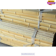Load image into Gallery viewer, L78.7&quot;/200cm and W4.0-5.0cm wide premium Bamboo Strips/Slices for Bows or DIY boat bamboo house
