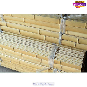 L78.7"/200cm and W4.0-5.0cm wide premium Bamboo Strips/Slices for Bows or DIY boat bamboo house