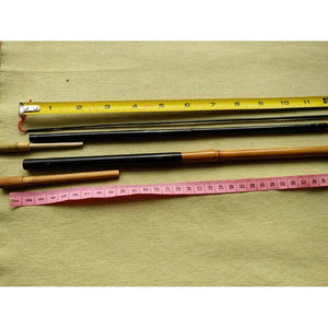L7.8ft-10.8ft Hand-Made Traditional tenkara Bamboo Fishing Rods (3 + 1 Free Tip, Total 4 pcs)