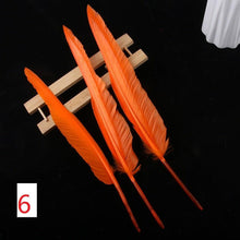 Charger l&#39;image dans la galerie, L/R/W 30-35 cm White and other colors goose primary feathers for arrow fletching or feather pen/fan Wholesale Amounts
