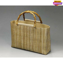 Cargar imagen en el visor de la galería, Large vaired size and shape Bamboo Semi Circle purse handles
