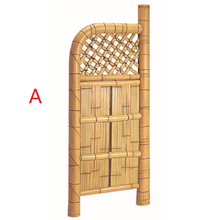 Load image into Gallery viewer, Modern vaired styles and sizes(W150cmXH105cm) Japanese bamboo door /garden entrance customizable
