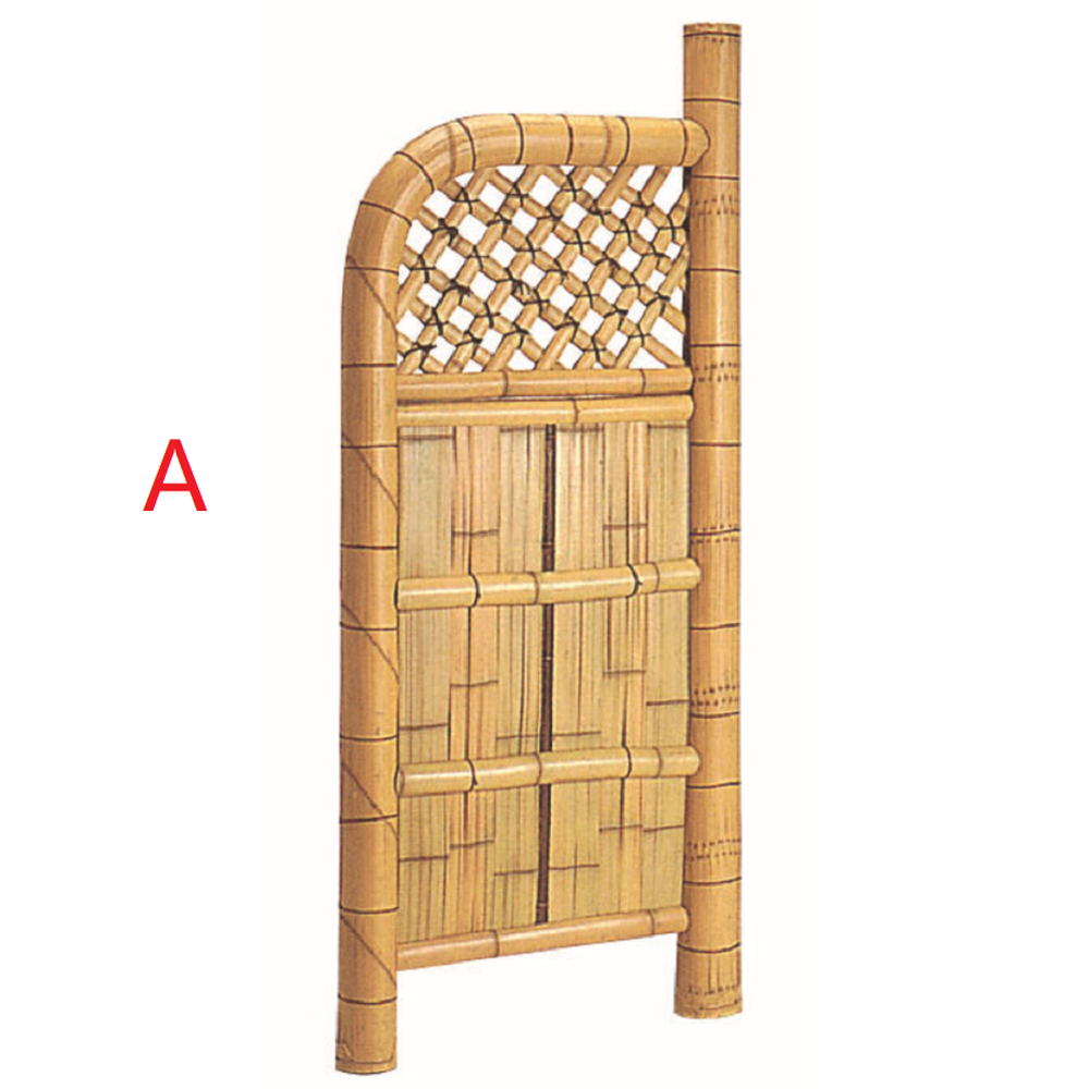 Modern vaired styles and sizes(W150cmXH105cm) Japanese bamboo door /garden entrance customizable