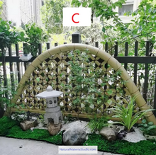 Load image into Gallery viewer, Modern vaired styles and sizes(W180cmXH120cm) Japanese bamboo door /garden entrance customizable
