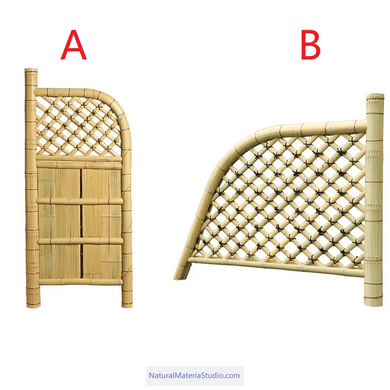 Modern vaired styles and sizes(W180cmXH120cm) Japanese bamboo door /garden entrance customizable